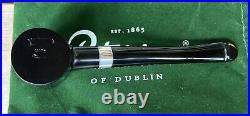 Peterson Speciality Ebony Silver Mounted Tankard P-Lip Tobacco Pipe New