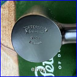 Peterson Speciality Ebony Silver Mounted Tankard P-Lip Tobacco Pipe New