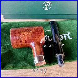 Peterson Speciality SMOOTH Nickel Mounted Tankard P-Lip Tobacco Pipe New