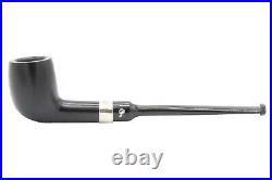Peterson Specialty Belgique Ebony Silver Mounted Tobacco Pipe Fishtail