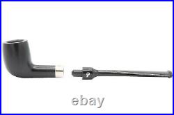 Peterson Specialty Belgique Ebony Silver Mounted Tobacco Pipe Fishtail