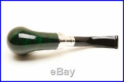 Peterson Spigot Green Spray 01 Smooth Tobacco Pipe Fishtail
