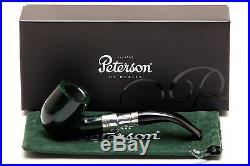 Peterson Spigot Green Spray 69 Smooth Tobacco Pipe Fishtail