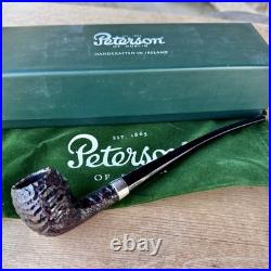 Peterson Tavern Pipe Rusticated Pear Fishtail Tobacco Pipe NEW
