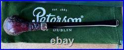Peterson Tavern Pipe Rusticated Pear Fishtail Tobacco Pipe NEW