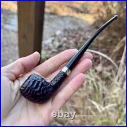 Peterson Tavern Pipe Rusticated Pear Fishtail Tobacco Pipe NEW