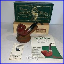 Peterson of Dublin Sherlock Holmes Classic Collection Watson Smoking Pipe New #4