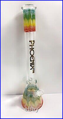 Phoenix star 19 Beaker base glass Smoking Water Pipe (PHX338)