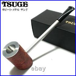 Pipe Tsuge Smoking Equipment Capito Metal Sand Boxwood