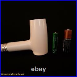Poker Block Meerschaum Pipes Tamper w Silver Smoking Pfeife Pipa CASE 256 Poker Block Meerschaum Pipes Tamper w Silver Smoking Pfeife Pipa CASE 256