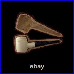 Poker Meerschaum Pipe hand carved smoking tobacco pipe unsmoked Smooth block