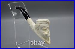 Popeye Figure Smoking Pipe Handmade Block Meerschaum-NEW Custom Fitted CASE#433