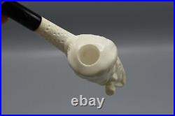 Popeye Figure Smoking Pipe Handmade Block Meerschaum-NEW Custom Fitted CASE#433