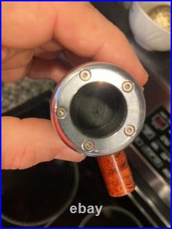 Porsche Design Nos Poker Style Briar Wood Smoking Pipe P'3611 In Original Box +