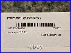 Porsche Design Nos Poker Style Briar Wood Smoking Pipe P'3611 In Original Box +