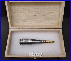 Premium Damascus Steel Handmade Bullet Pipe & Ashtray Set, Tobacco Smoking Set