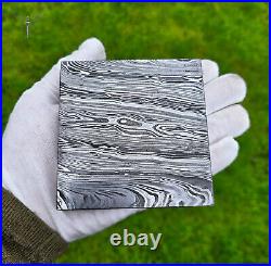 Premium Damascus Steel Handmade Bullet Pipe & Ashtray Set, Tobacco Smoking Set