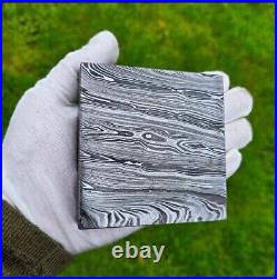 Premium Damascus Steel Handmade Bullet Pipe & Ashtray Set, Tobacco Smoking Set