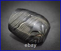 Premium Damascus Steel Handmade Pipe & Ashtray, Tobacco Smoking Pipe Ashtray Set