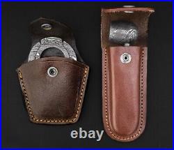 Premium Damascus Steel Handmade Pipe Stand & Pipe Set for Tobacco Smoking Pipes