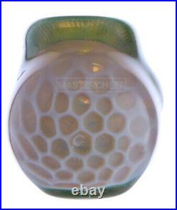 Premium Green Honeycomb Drop Hammer Glass Smoking Pipe-Tedrow Ohio Valley Glass