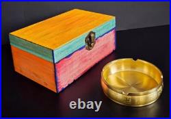 Prime Damascus Steel Compact Size Smoking Pipe-3Ashtray