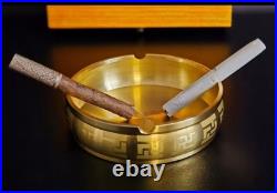Prime Damascus Steel Compact Size Smoking Pipe-3Ashtray