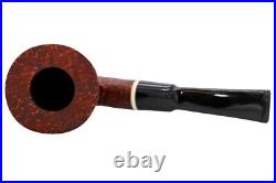 Proxima Brown Sandblasted Bent Dublin Tobacco Pipe