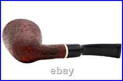 Proxima Brown Sandblasted Bent Dublin Tobacco Pipe