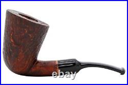 Proxima Brown Sandblasted Bent Dublin Tobacco Pipe