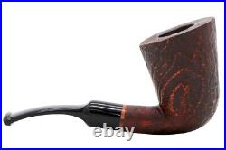 Proxima Brown Sandblasted Bent Dublin Tobacco Pipe