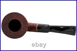 Proxima Brown Sandblasted Bent Dublin Tobacco Pipe