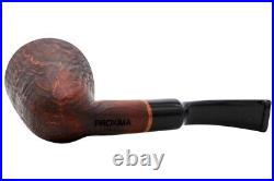 Proxima Brown Sandblasted Bent Dublin Tobacco Pipe