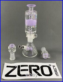 Pure Zero Mini Water Pipe Smoking Rig Freezable with Ti Nail & Bowl