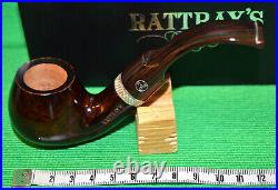 RATTRAY'S Dark Ale 107 9mm filter smoking pipe and RATTRAYS pipe tool
