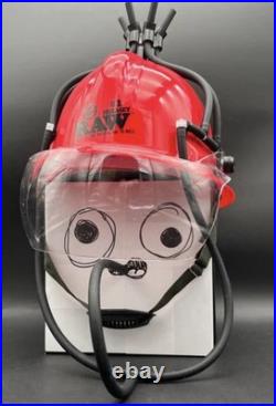 RAW Helmet Smoking Pipe Novelty Hat Red Black The Natural Way To Roll