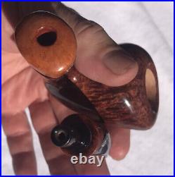 REDUCED NEW PASCUCCI ZULU STYLE SUPERB FLAME GRAIN TOBACCO smoking briar PIPE