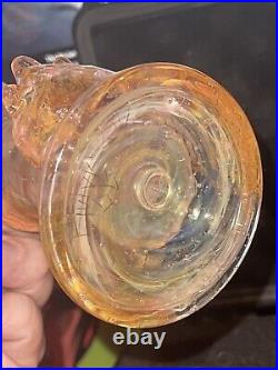 REVOLVER GLASS AMERICAN MADE REAL ART! 14mm Smoking water pipe Hookah