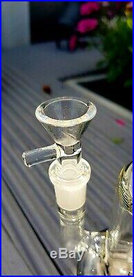 ROILBEE 20cm Black Hookah Water Glass Bong Shisha Smoking Pipes UK Stock 2x Bowl