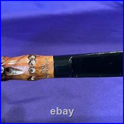 Radice Rind Two Dot Tobacco Pipe. Italy. Pre-owned. New. (s192)