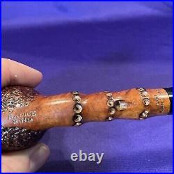 Radice Rind Two Dot Tobacco Pipe. Italy. Pre-owned. New. (s192)