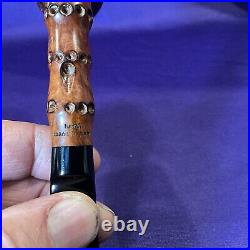 Radice Rind Two Dot Tobacco Pipe. Italy. Pre-owned. New. (s192)