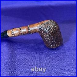 Radice Rind Two Dot Tobacco Pipe. Italy. Pre-owned. New. (s192)