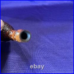 Radice Rind Two Dot Tobacco Pipe. Italy. Pre-owned. New. (s192)