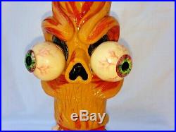 Rare 12.5 Two eyed Large Glass beaker Bong Smoking Water Pipes Collectible Art