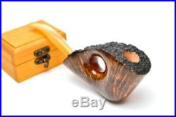 Rare Collectible Briar Pipe For Smoking Tobacco Wooden Handmade Acrylic Stem