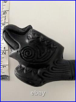 Rare Metal & Stone Elephant Smoking Pipe