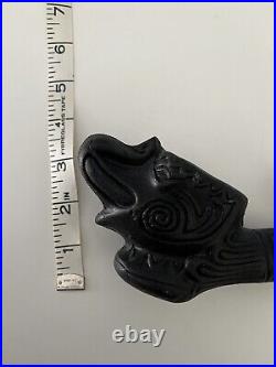 Rare Metal & Stone Elephant Smoking Pipe