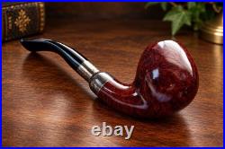 Rare Vintage Stanwell 185 Silver Mount Bent Apple 1998 Made In Denmark Nos
