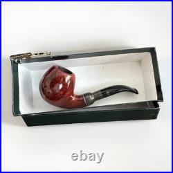 Rare Vintage Stanwell 185 Silver Mount Bent Apple 1998 Made In Denmark Nos